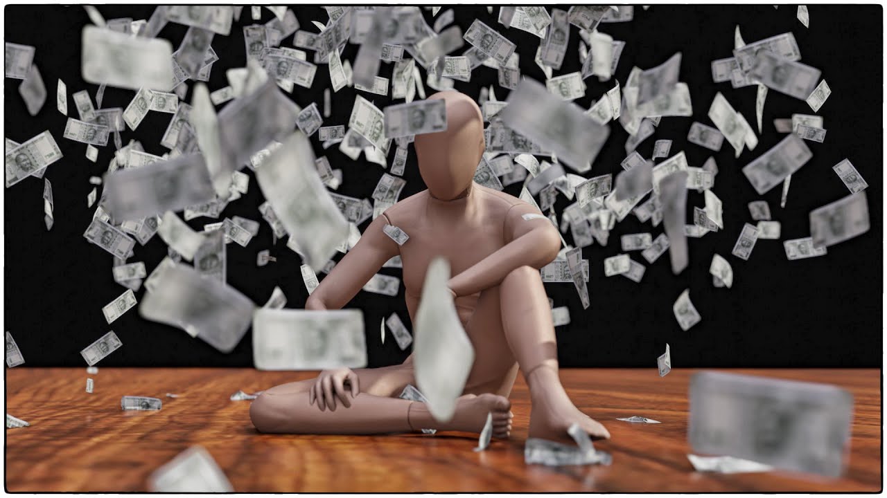 Raining Money | Blender 2.93 tutorial