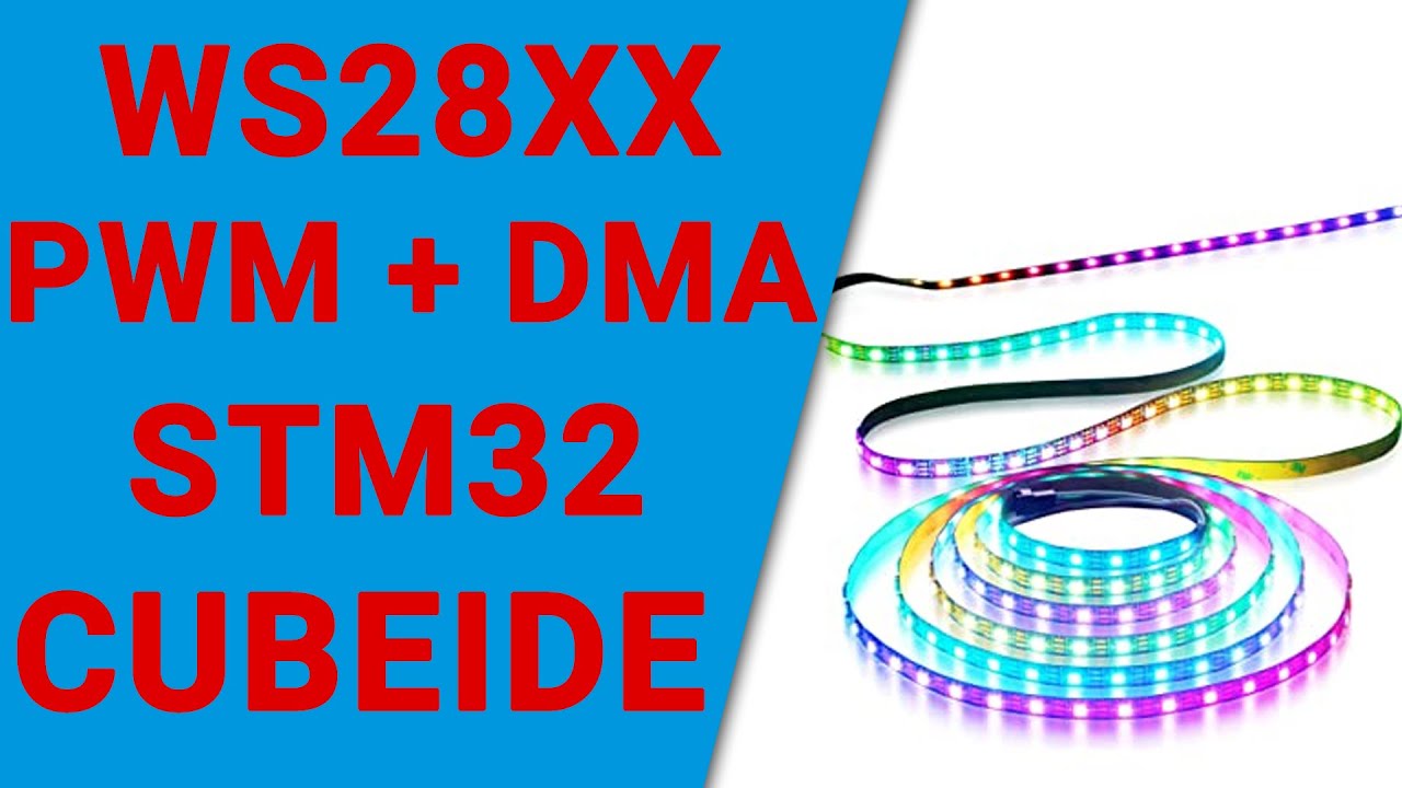 ws2812 + ws2811 + pwm + dma with stm32cubeide🔥🌈