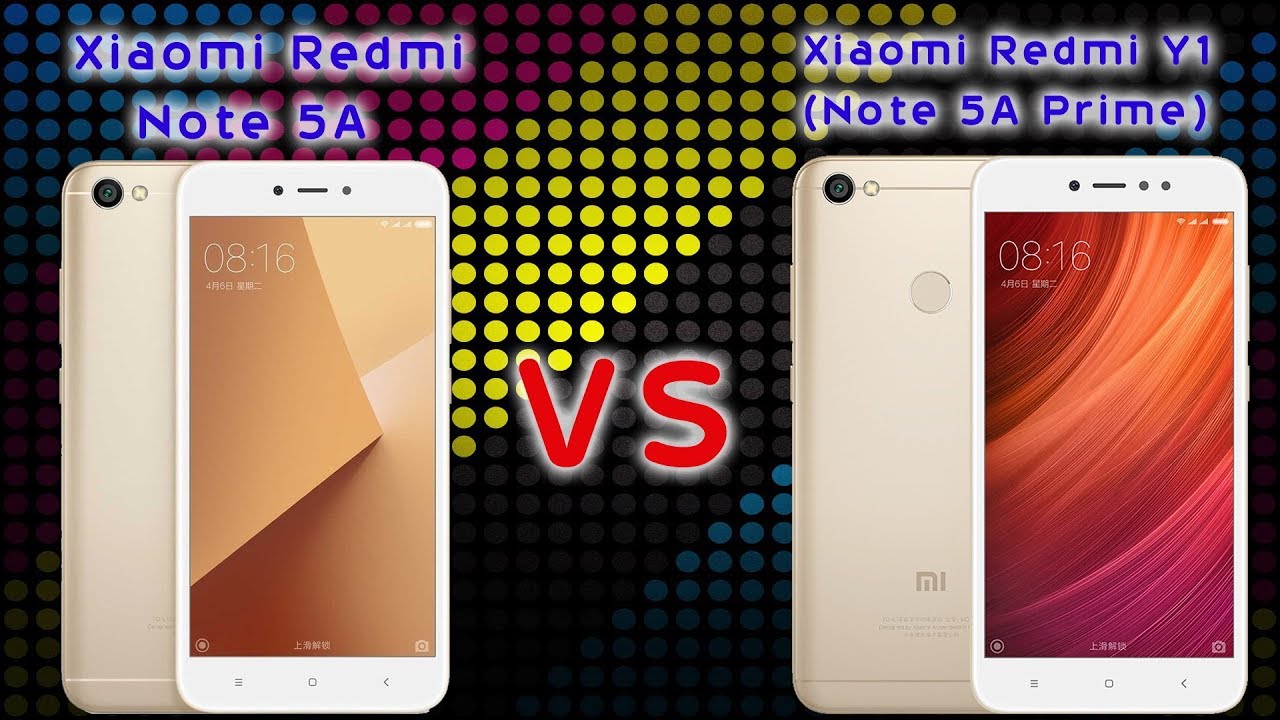 Xiaomi Redmi Note 5A VS  Xiaomi Redmi Note 5A Prime