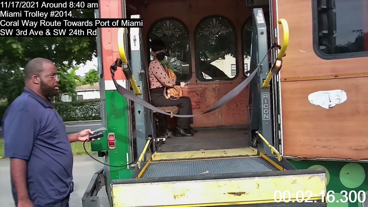 Miami Trolley Coral Way Route 11/17/2021 8:40 am