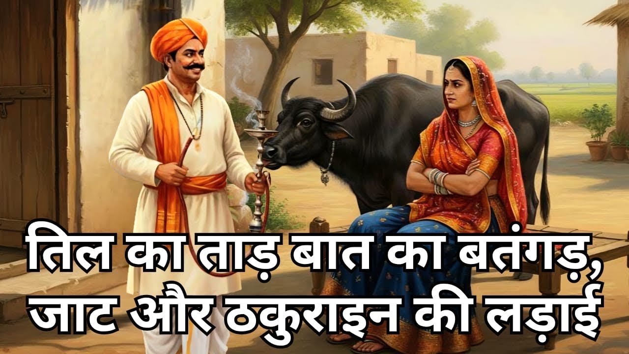 एक घमंडी ठकुराइन और जाट की लड़ाई, जाट ने सिखाया ठकुराइन को सबक | हिंदी कहानी | Hindi Kahani