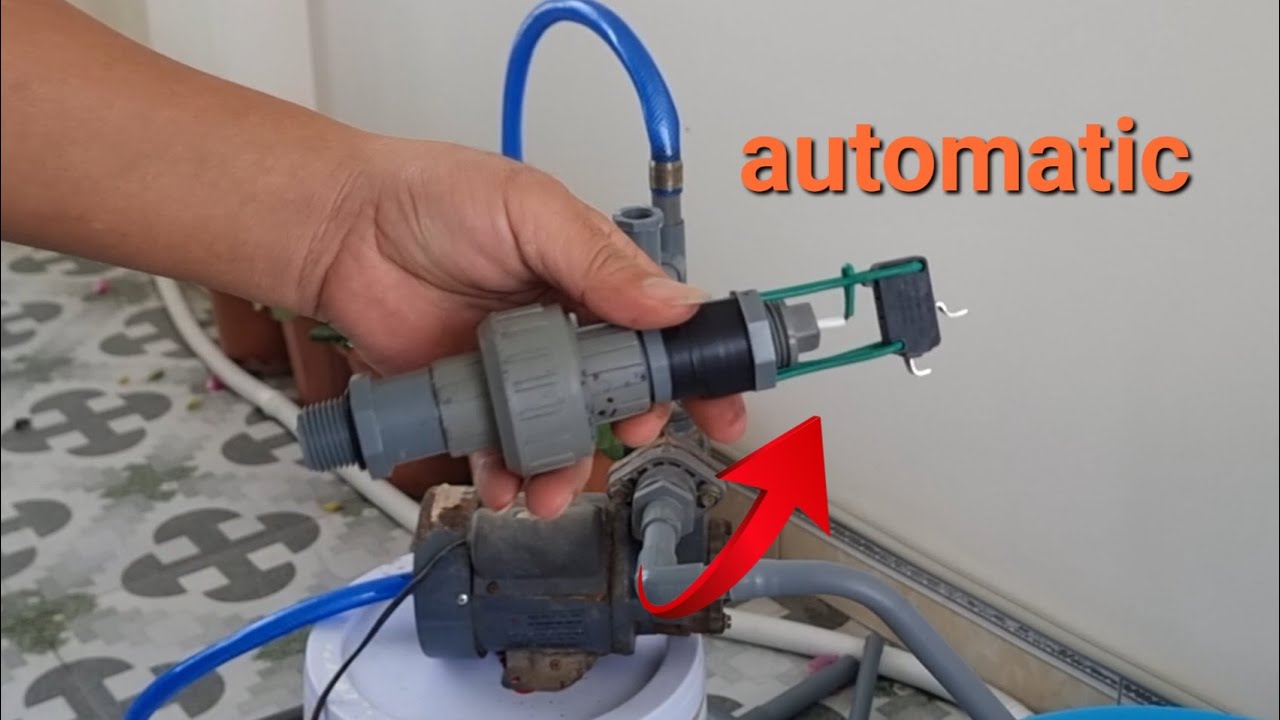 Very simple idea! Making automatic on and off switch for water pump