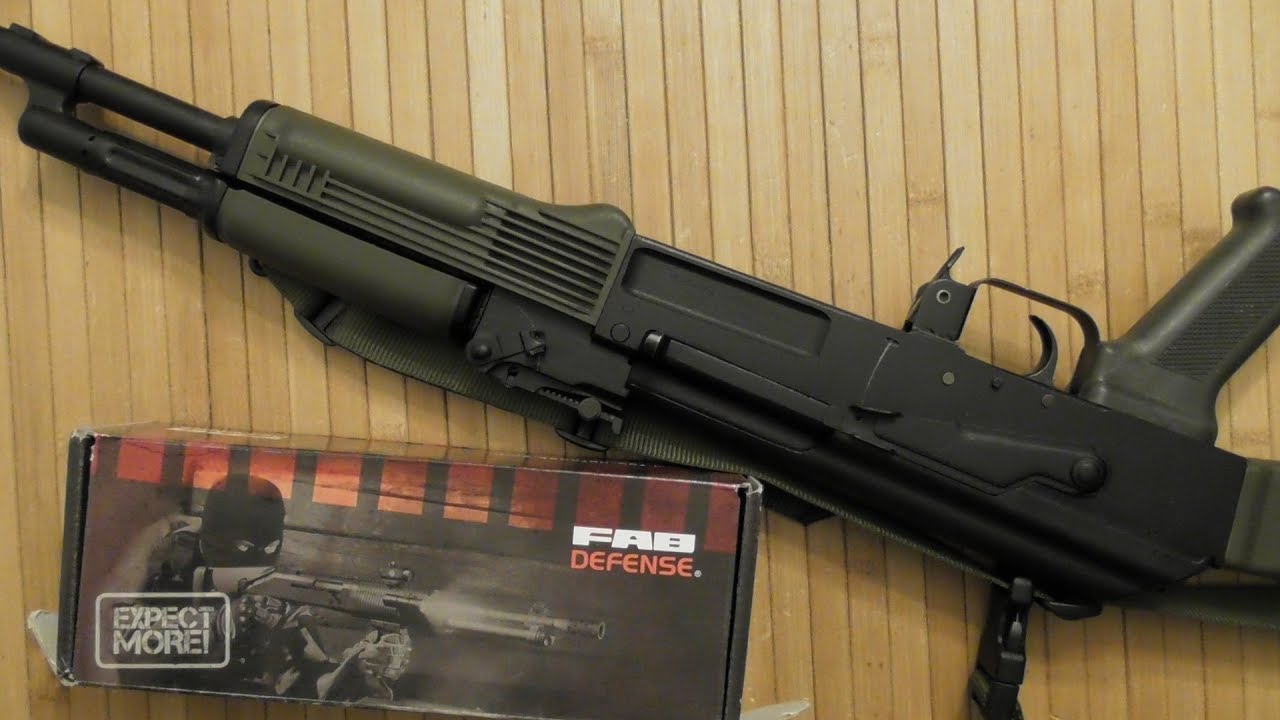 Fab Defense PDC railed dust cover fitting on milled AK - Arsenal SLR 101
