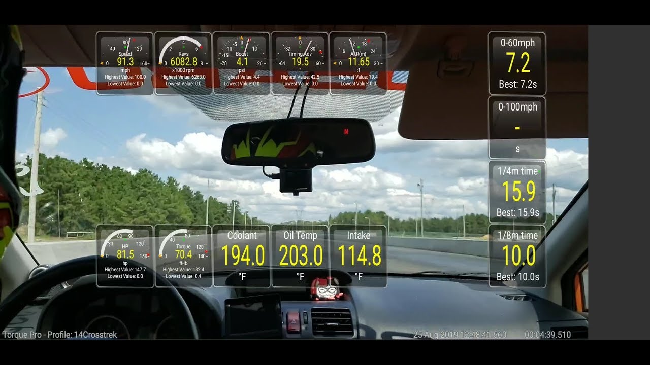 PhilXV Supercharged XV vs Atco Dragway