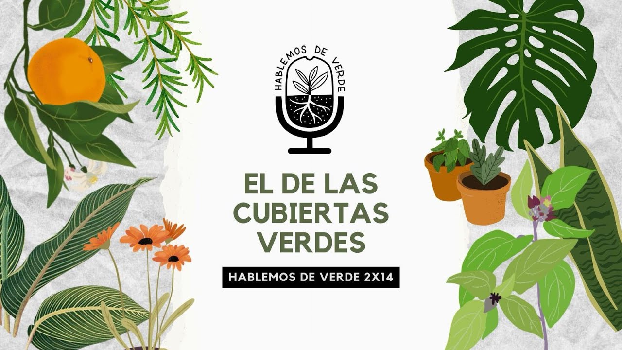 Hablemos de verde 2x14 - Cubiertas Verdes O Tejados Mas Naturales  - Podcast de plantas y huerto