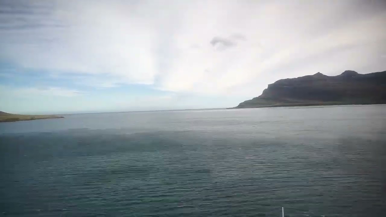 Seyðisfjörður on ferry Norröna