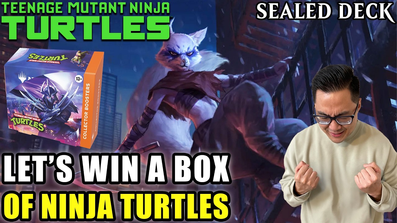 Let's Win A Collector Box Of Ninja Turtles! | Arena Direct Win-A-Box | TMT Sealed Deck | MTG Arena