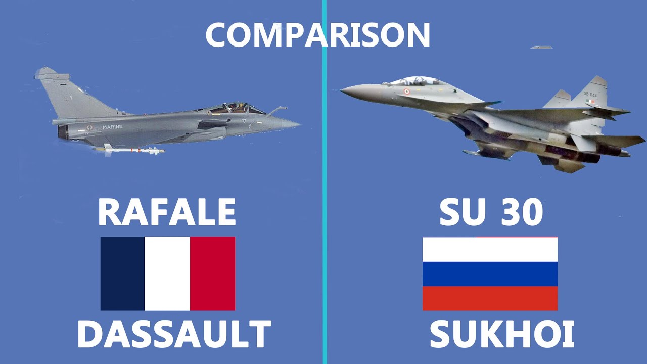 Сравнение российского Су-30 и французского истребителя Rafale #Su30 #rafale Su30vsRafale