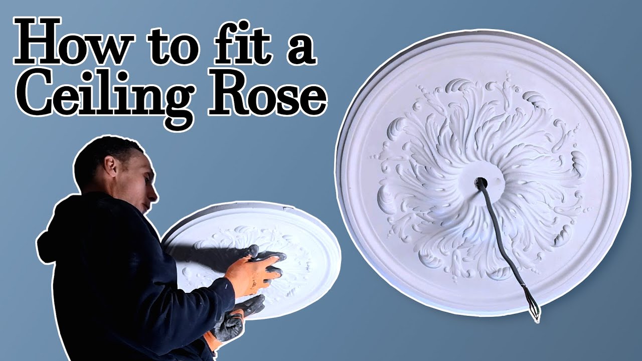 How to fit a ceiling rose