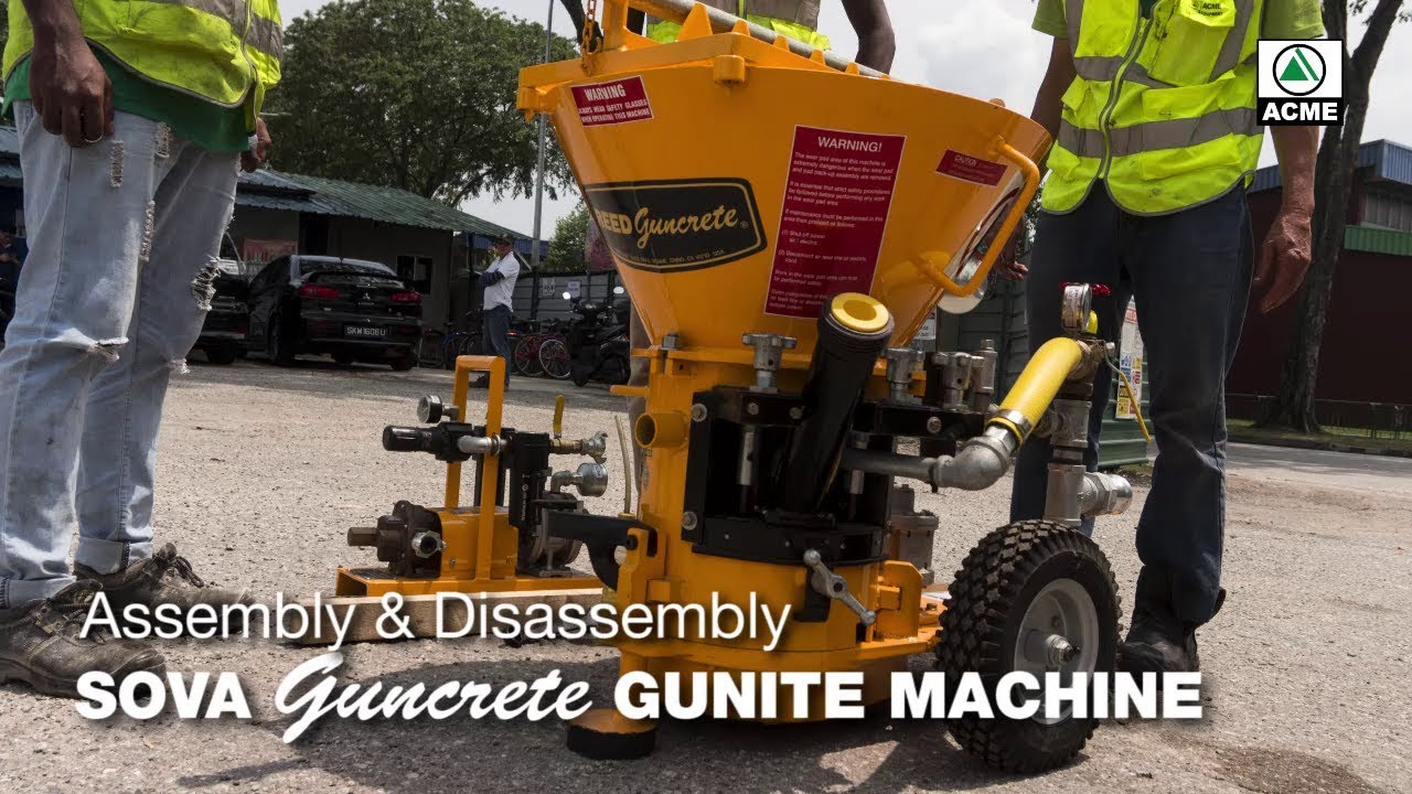 #AcmeEduGuide Reed (USA) SOVA - Guncrete Machine Disassembly/Assembly