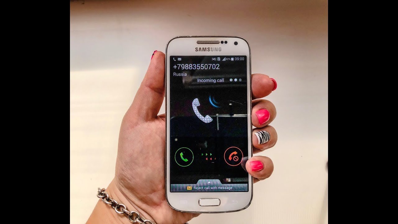Incoming call Samsung Galaxy S4 mini Duos