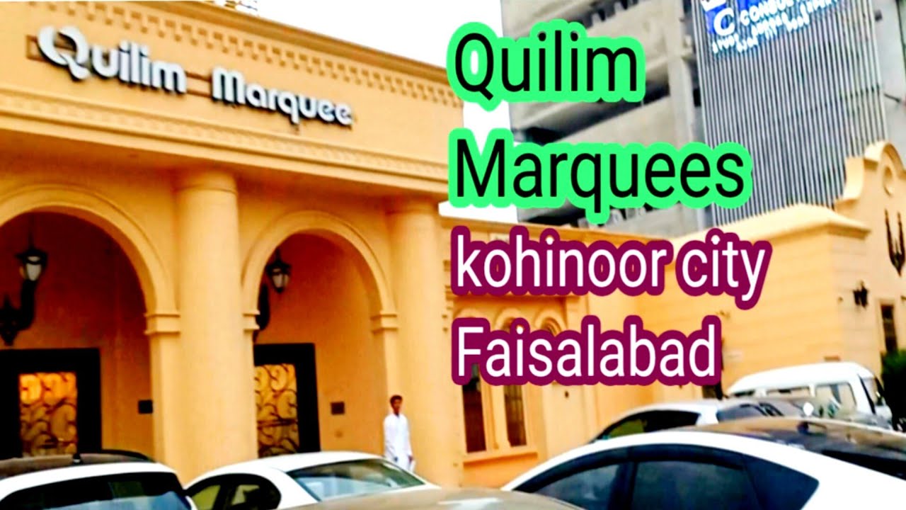 Quilim Marquees kohinoor city Faisalabad || Travel vlog Naz
