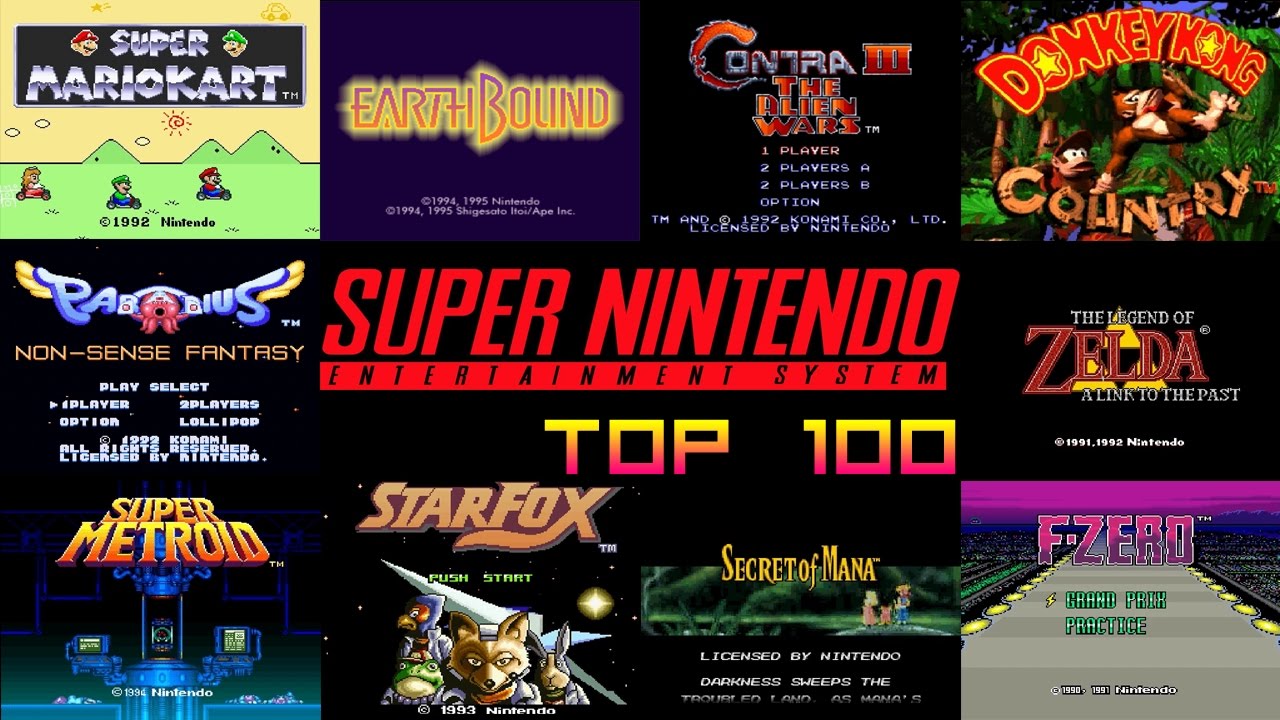 Super Nintendo/SNES Top 100 Games