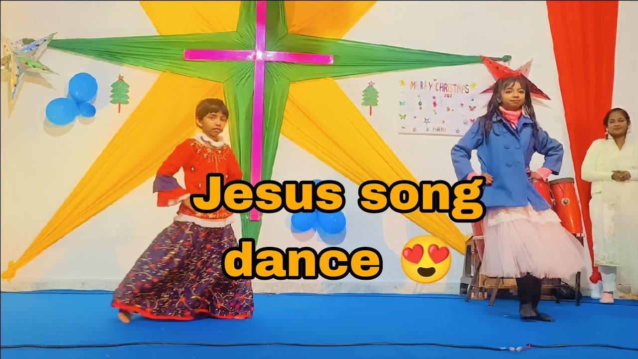 Jesus song dance chhote bacchon ka Christmas stage per #g4umasih #viralvideo #jesus #song 