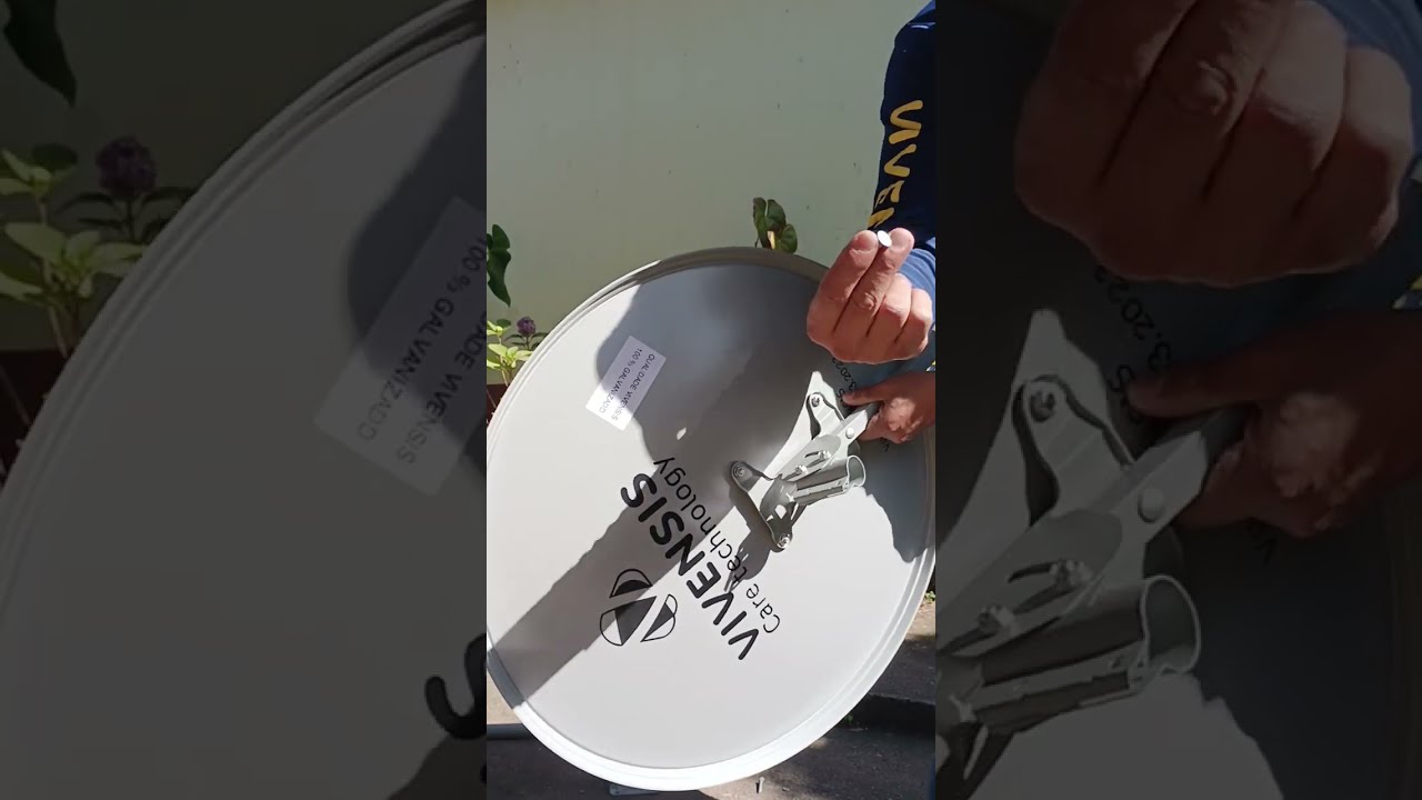 MONTAGEM DA ANTENA E INSTALAÇÃO DO KIT DA NOVA PARABÓLICA - VIVENSIS VX10, A PARABÓLICA DO DANIEL!