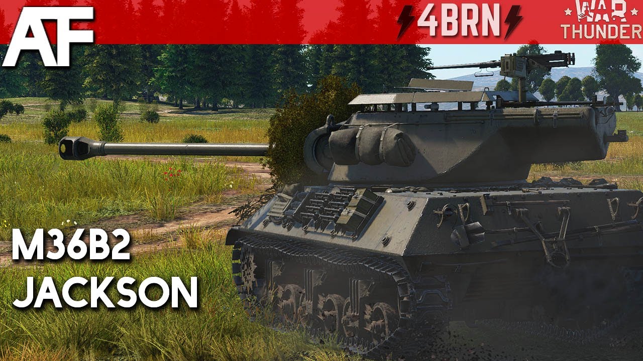 War Thunder - M36B2 Jackson 90mm skazy! | Gameplay Tanky CZ/SK