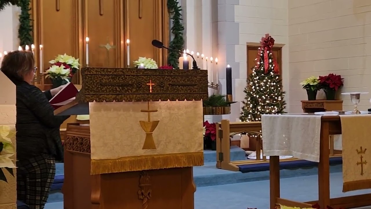 Worship Service for the First Sunday after Christmas 12/28/2025