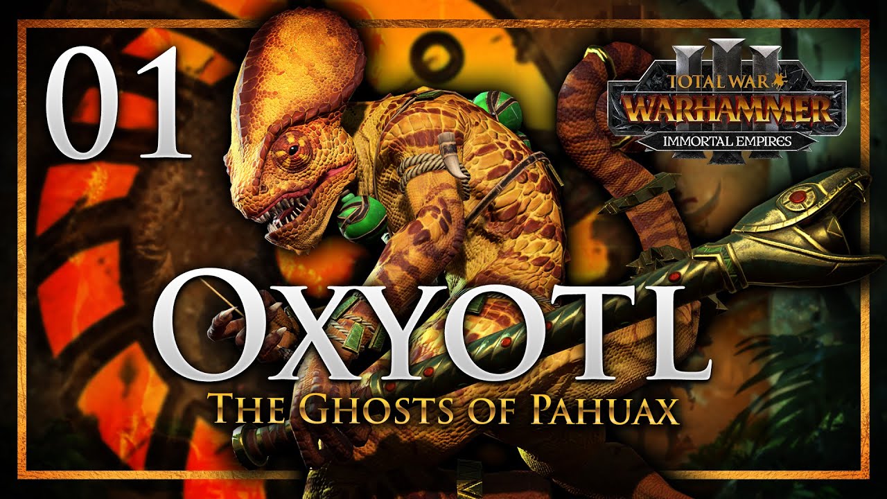 THE ULTIMATE HUNTER OF CHAOS RISES! Total War: Warhammer 3 - Oxyotl Lizardmen IE Campaign #1