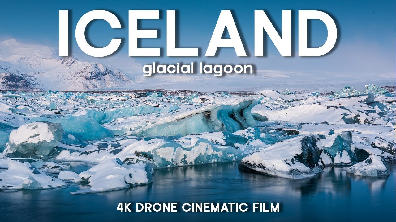 Vatnajökull Glacier National Park, ICELAND - 4K Drone Film (with subtitles)