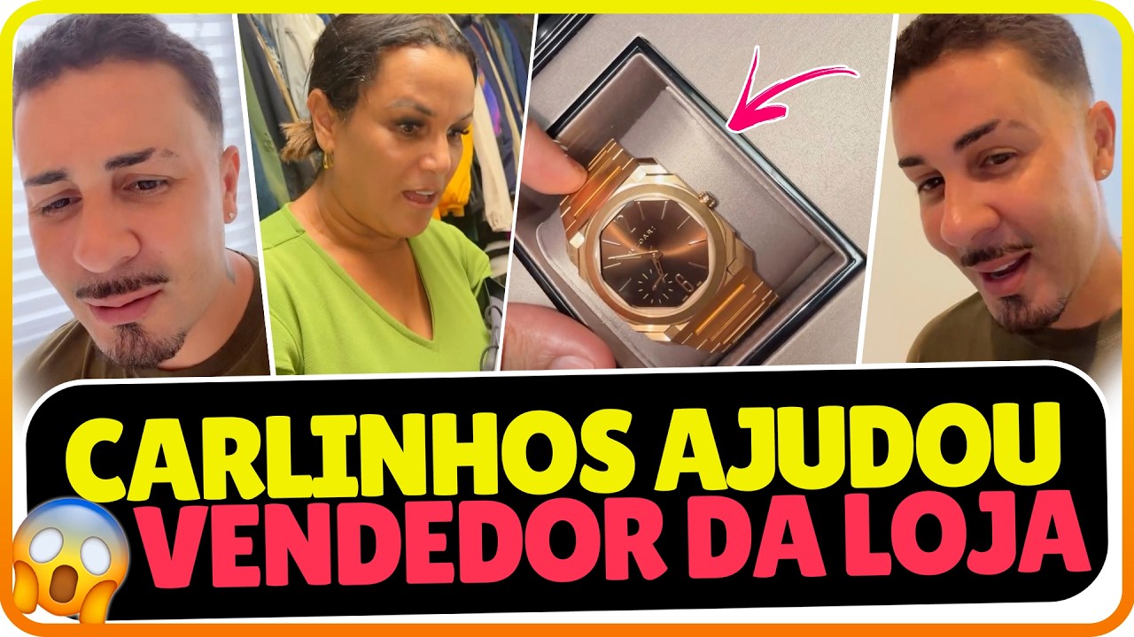 CARLINHOS MAIA FALOU O QUE FAZ QUANDO ACONTECE ISSO EM LOJA QUE ELE VAI 😱🌻