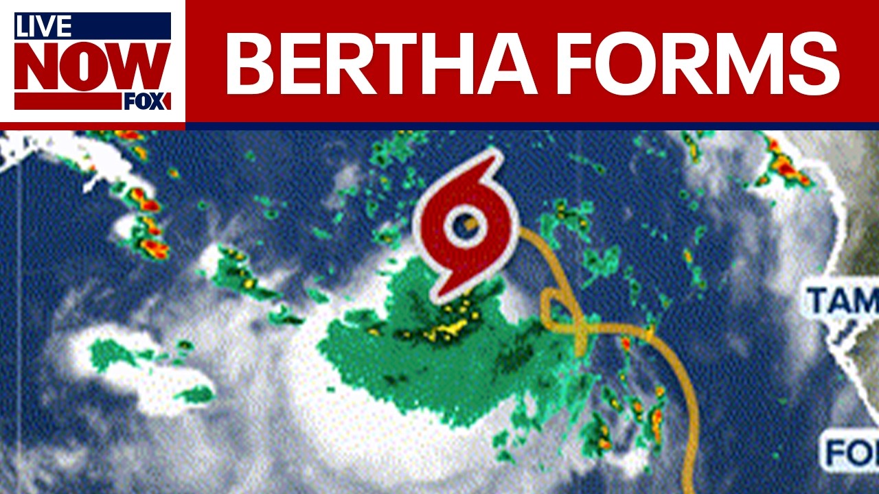 Tropical Storm Bertha forms, on track for Texas