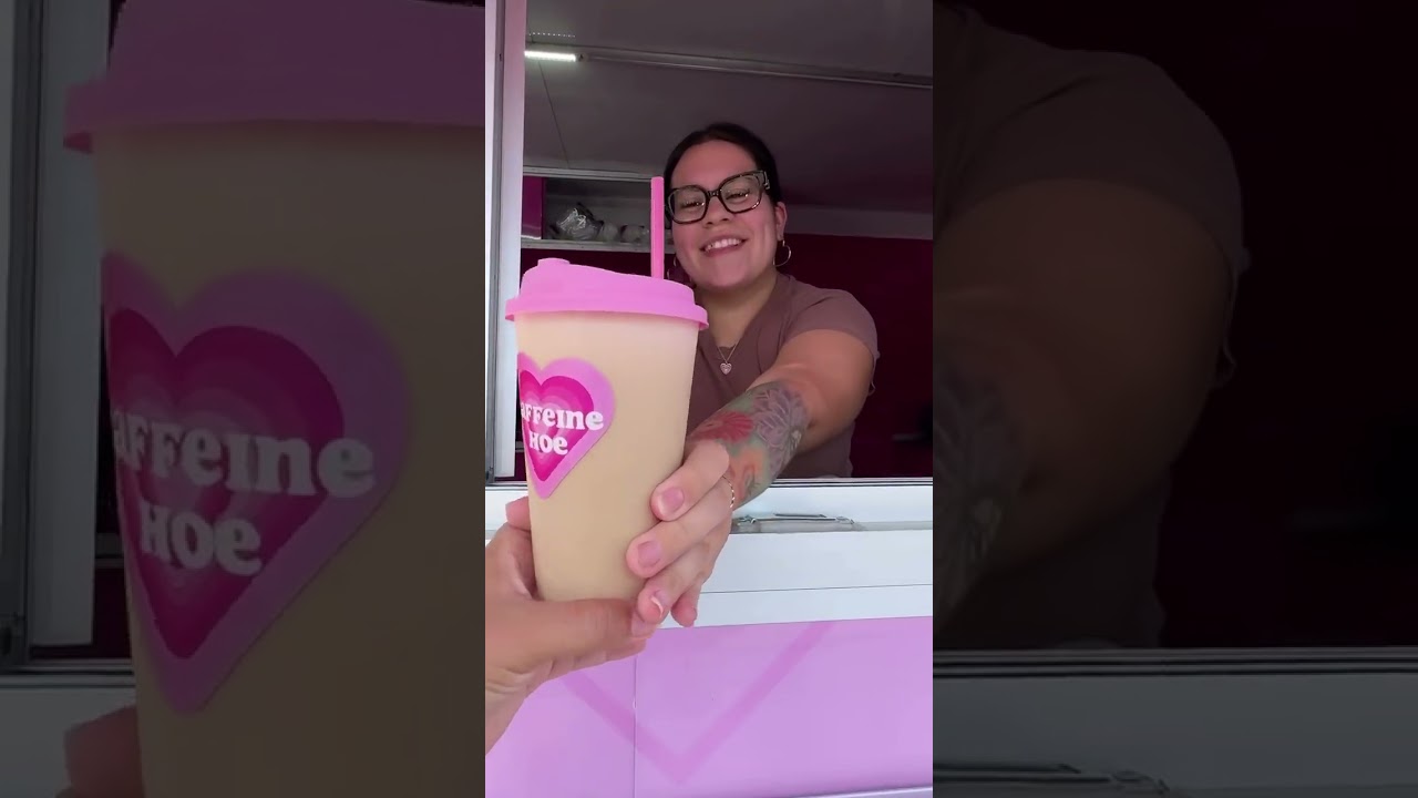 Meet the pink coffee truck perking up San Antonio, Texas: Caffeine Hoe