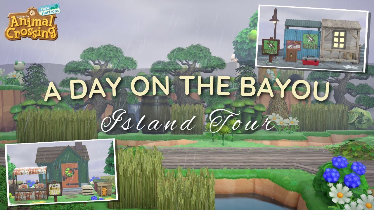 LOUISIANNE | ACNH Island Tour | Animal Crossing: New Horizons Gameplay
