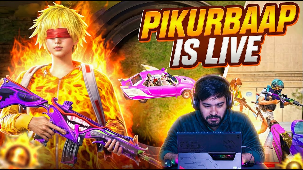 PUBG MOBILE LIVE WITH PIKURBAAP