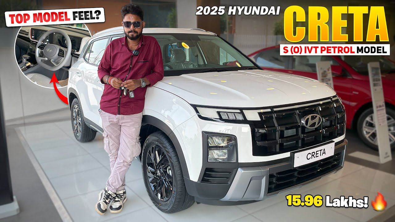 2025 New Hyundai Creta S (O) IVT Model Detail Review | Features, On Road Price!