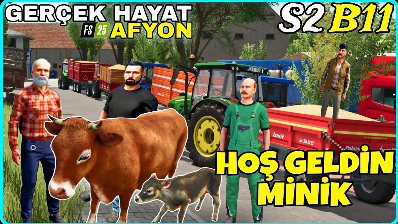 ABDULLAH AMCA'NIN İNEĞİ DOĞURDU ● HASATLARI SATMAYA BAŞLADIK ● SANIRIM ÜZECEK ● FS25 GERÇEK HAYAT