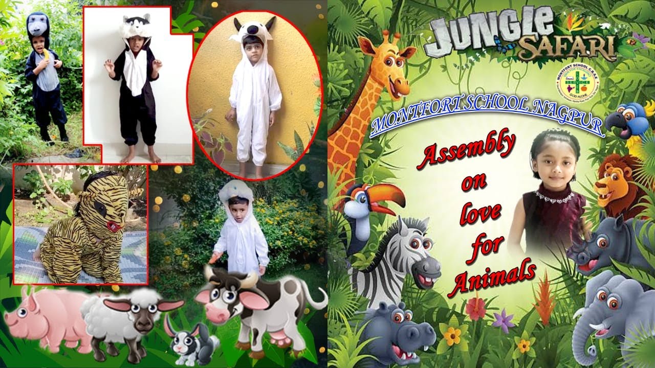 Love for animals || Pre-Primary Assembly 2021-22 || Montfort School Nagpur