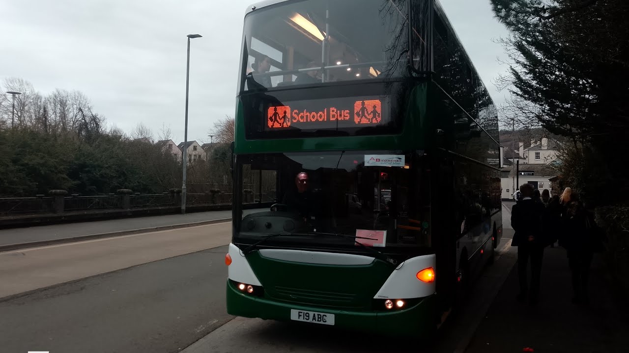 AB Coaches, F19ABC, 501, to Totnes.