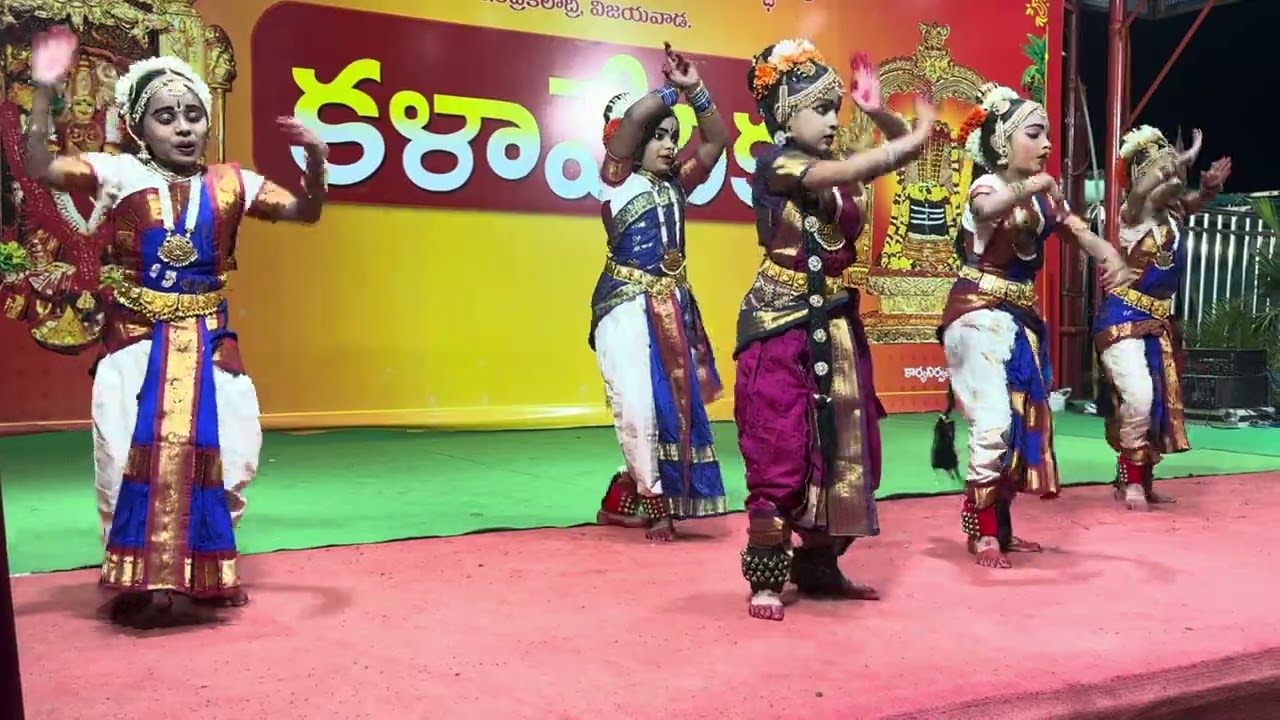 My daughter 2nd from left Dance master SAPPA SHIVA KUMAR