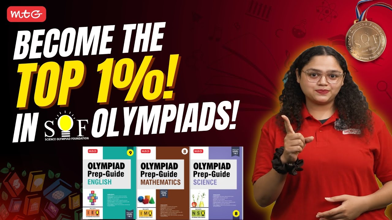 MTG Olympiad Prep-Guide | NSO, IMO, IEO | Comprehensive Preparation for SOF Olympiads 2025&ndash;26