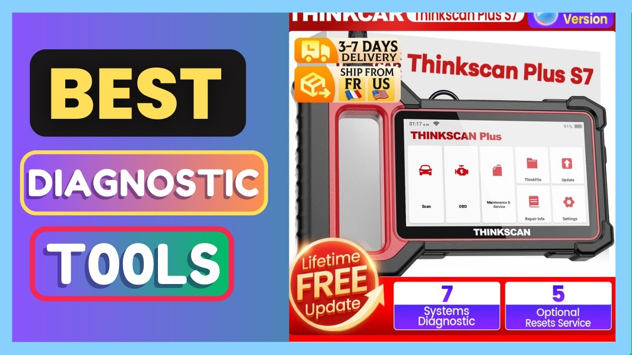 Best THINKCAR Thinkscan Plus S7 S6 S4 Obd2 Scanner Car