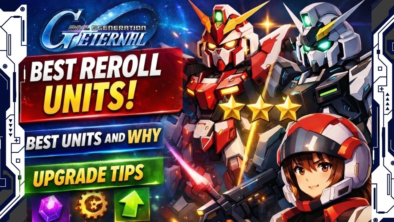 SD Gundam G Generation Eternal Beginner Guide: Rerolls, Team Building, Best Units and WHY!
