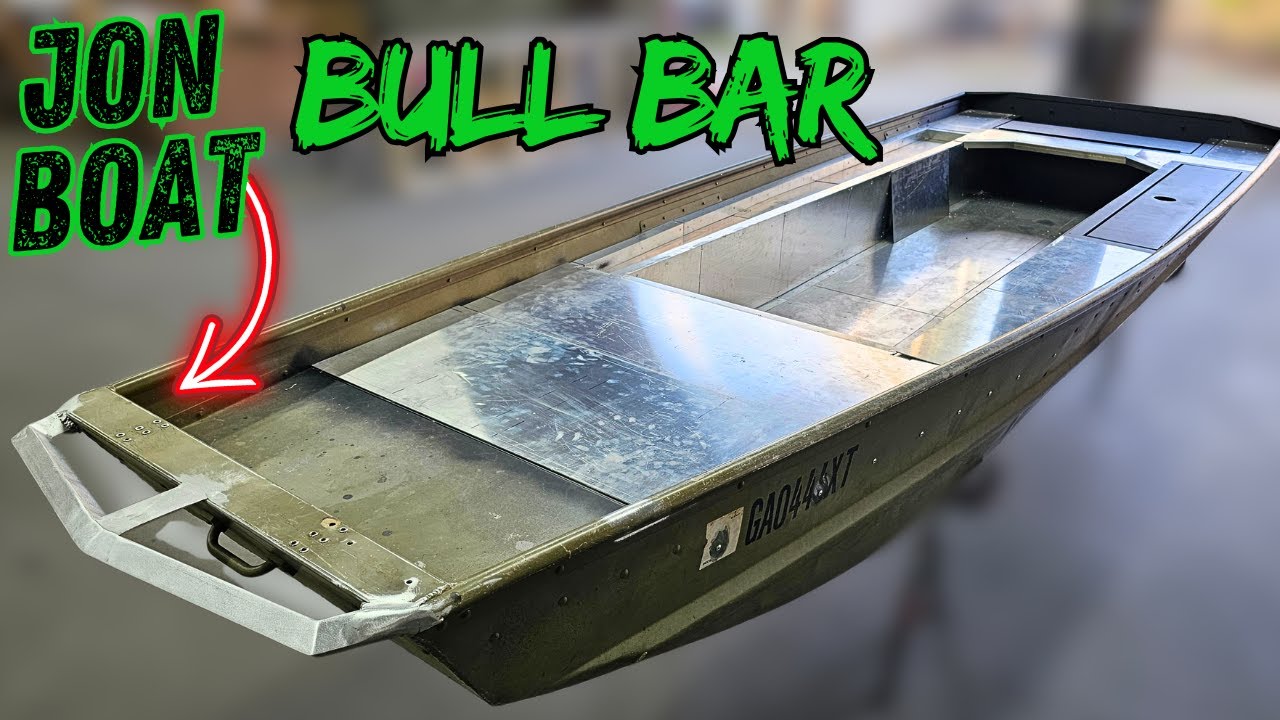I put a Bull Bar on a Flat Bottom Jon Boat