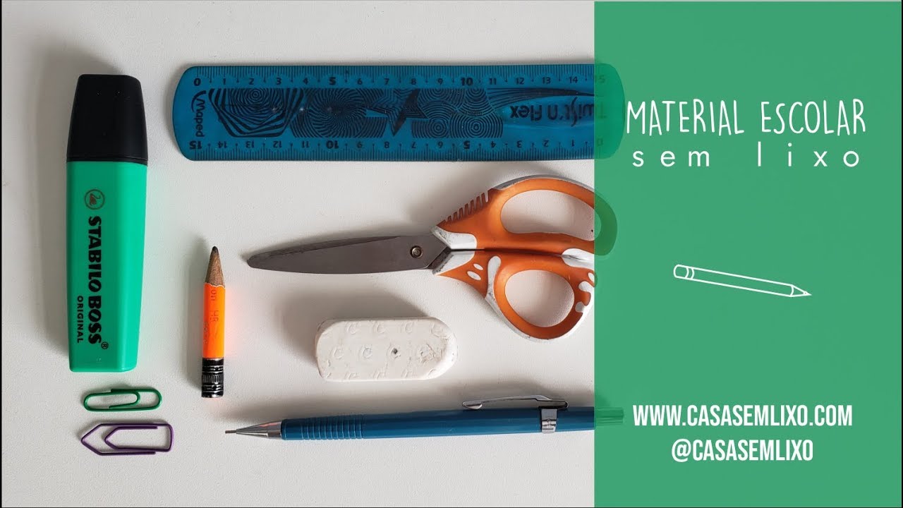 MATERIAL ESCOLAR SEM LIXO