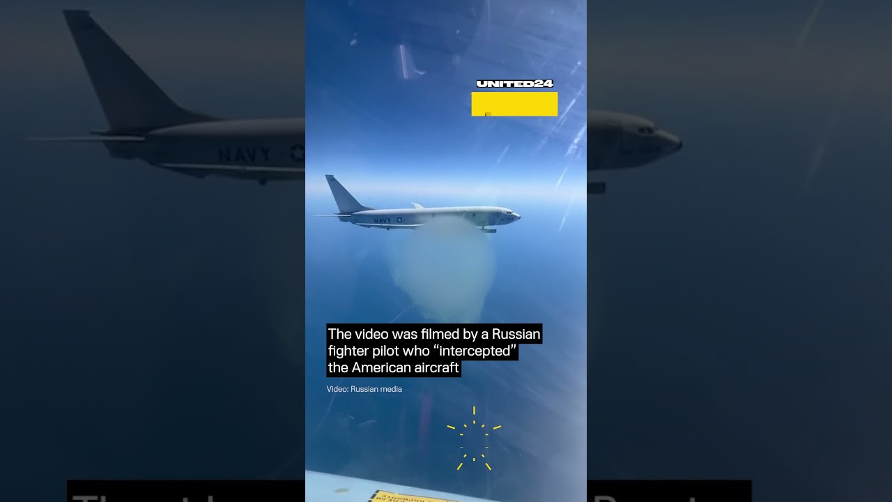 US 🇺🇸 P-8A Poseidon Maritime Patrol Aircraft Flies Over the Black Sea #warinukraine #aviation