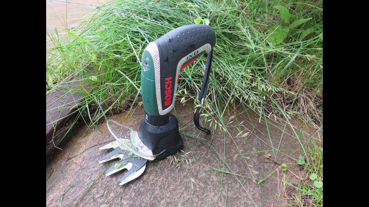 BOSCH DIY: NEW! IXO GARDEN - насадка-ножницы для стрижки травы