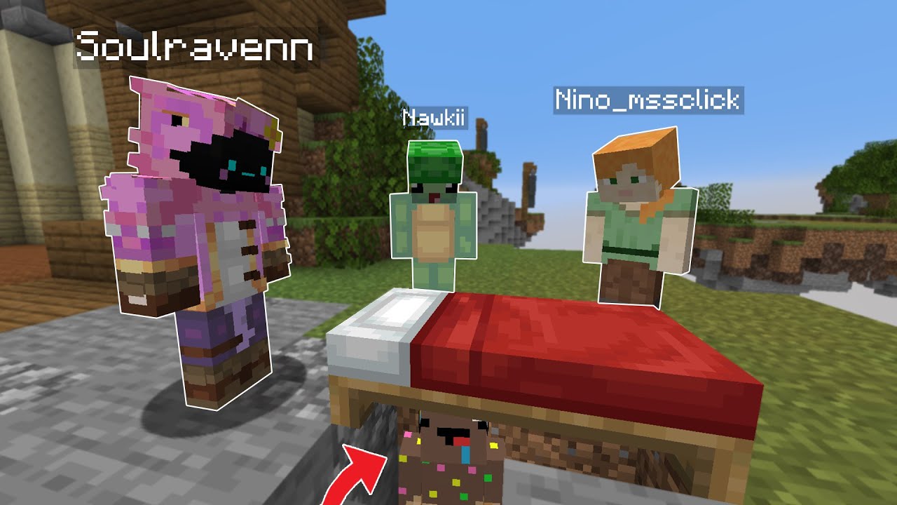 J'ai troll 3 noob en Bedwars sur Minecraft.. (c'&eacute;tait fun)