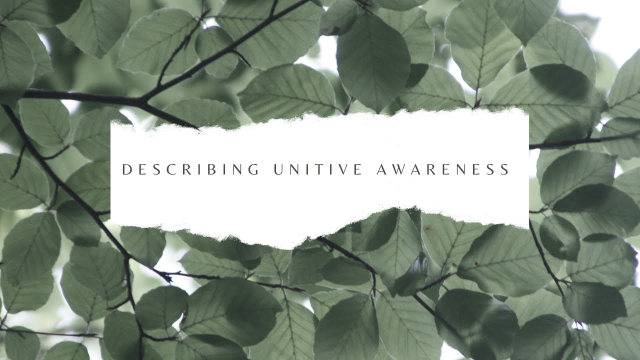 Describing Unitive Awareness