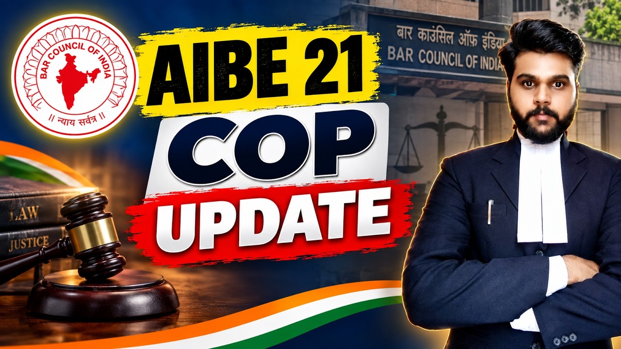 AIBE 21 COP|aibe 21 COP kaise milega|how to collect AIBE 21 COP|aibe 22 online coaching classes|COP