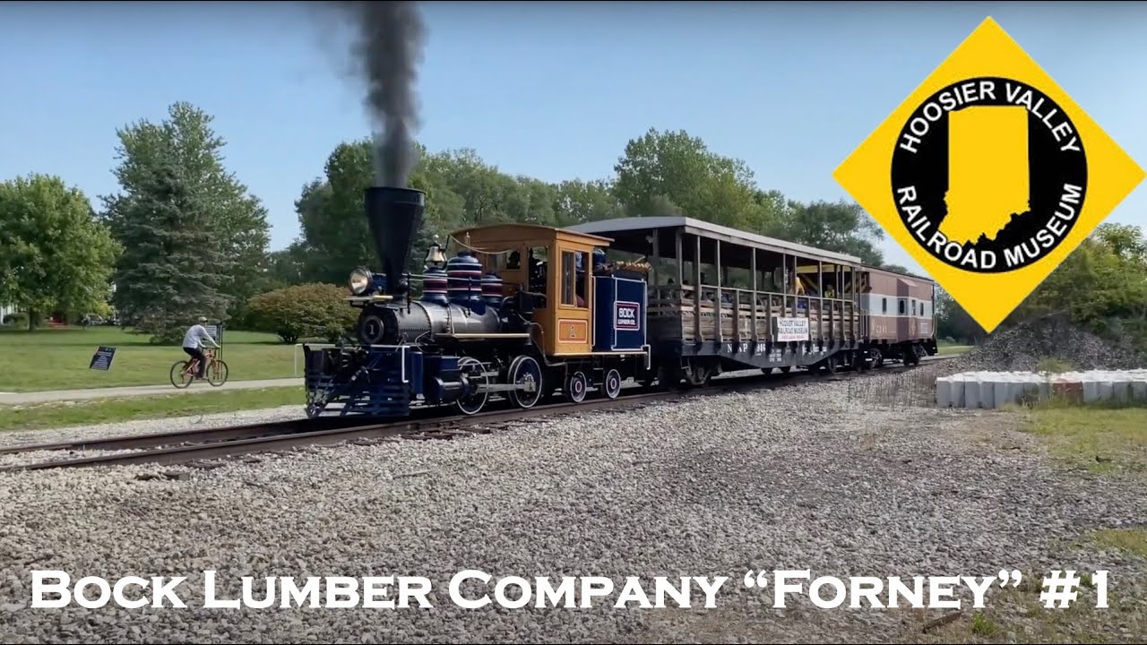 Bock Lumber Company #1 Forney Steam Locomotive at Hoosier Valley Railway Museum