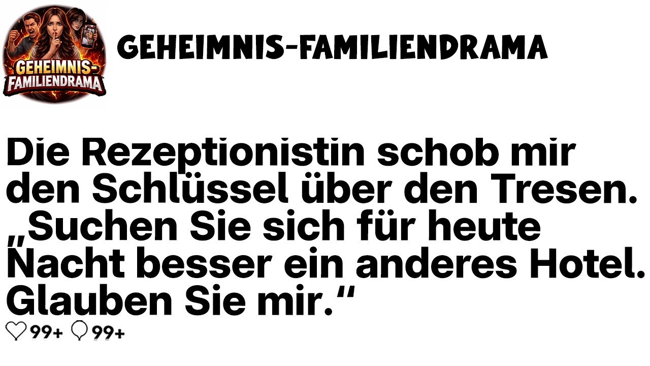 [KOMPLETT] Rezeption schob meinen Schlüssel zurück: „Buchen Sie heute woanders. Vertrauen Sie mir.“