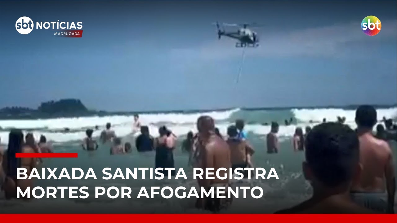 Oito mortes por afogamento são registradas na Baixada Santista | 