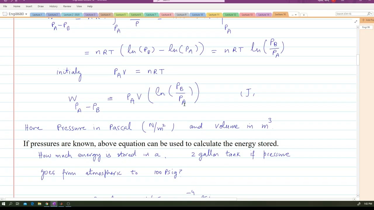 Lecture16: Compressed air energy storage systems + Lab 3