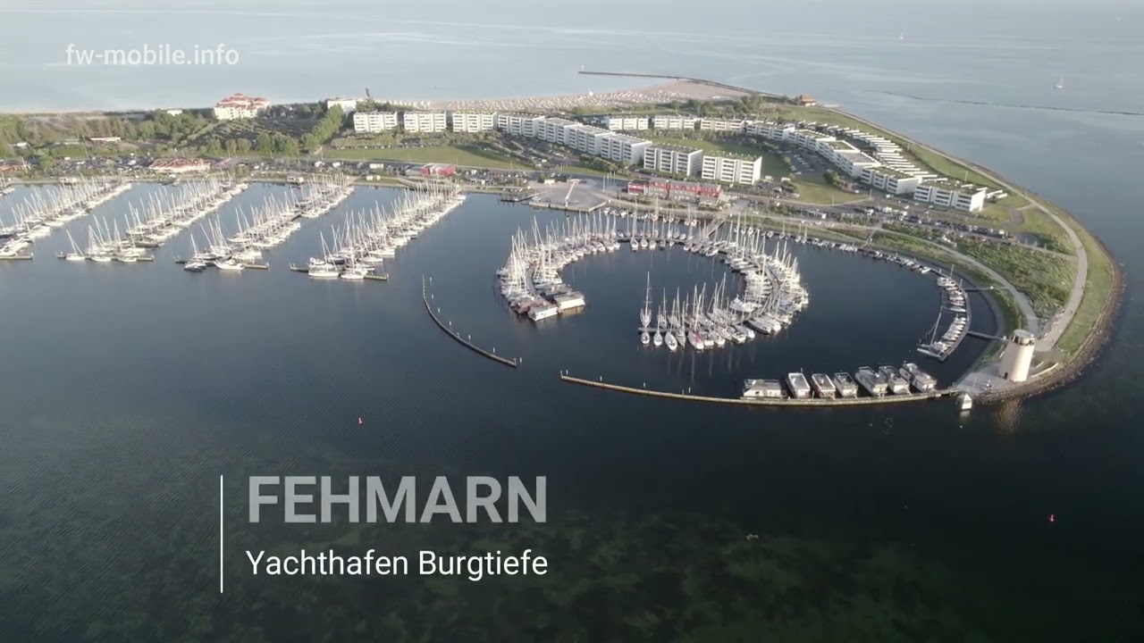 Fehmarn S&uuml;dstrand, Yachthafen, IFA Hotel 4K