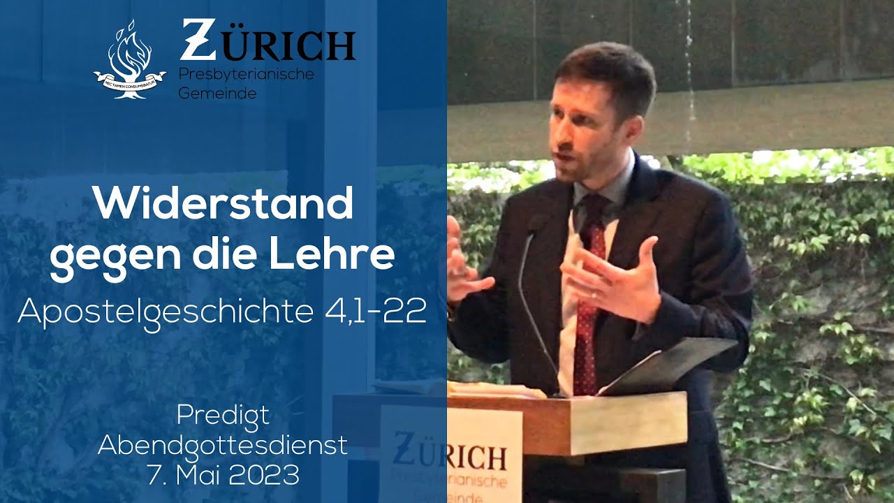 Widerstand gegen die Lehre / Apostelgeschichte 4,1-22