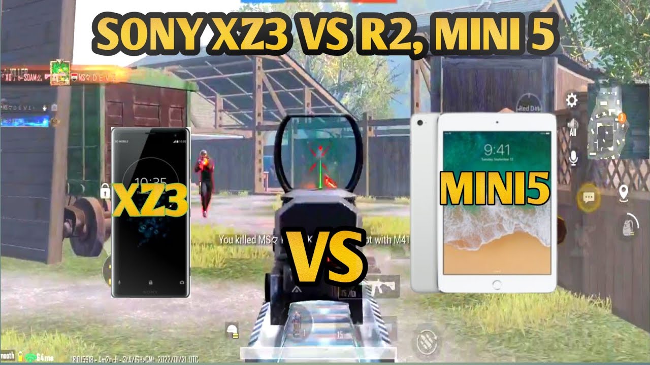 SONY XZ3 VS AQUOS R2 & MINI 5 PUBG TEST IN 2022/HOW IS THE BEST GAMING PHONE SONY XZ3 V AQUOS R2,